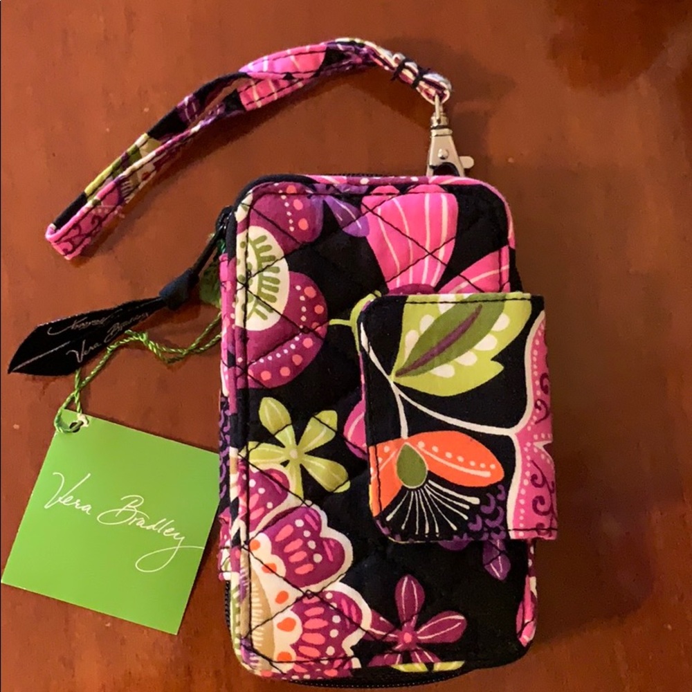 Vera Bradley floral wristlet